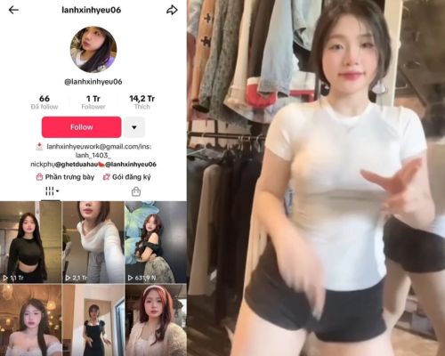 Lộ clip tiktoker Lanxinhyeu với người yêu Lộ clip tiktoker Lanxinhyeu với người yêu